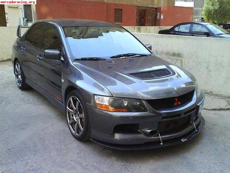 Bajo fibra de carbono (mitsubishi evo 8 - 9)...