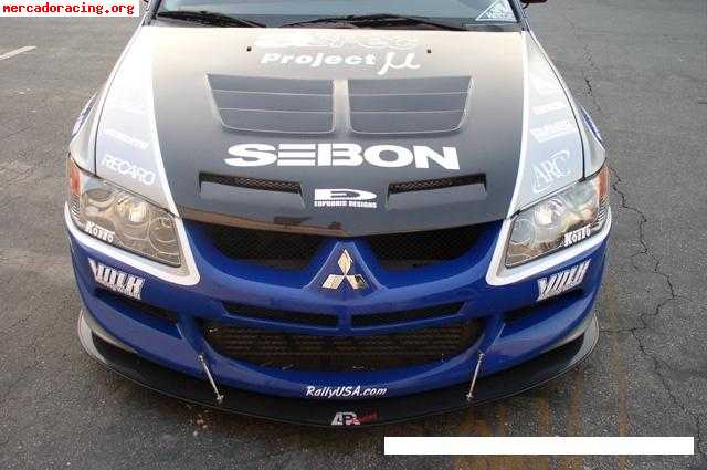 Bajo fibra de carbono (mitsubishi evo 8 - 9)...