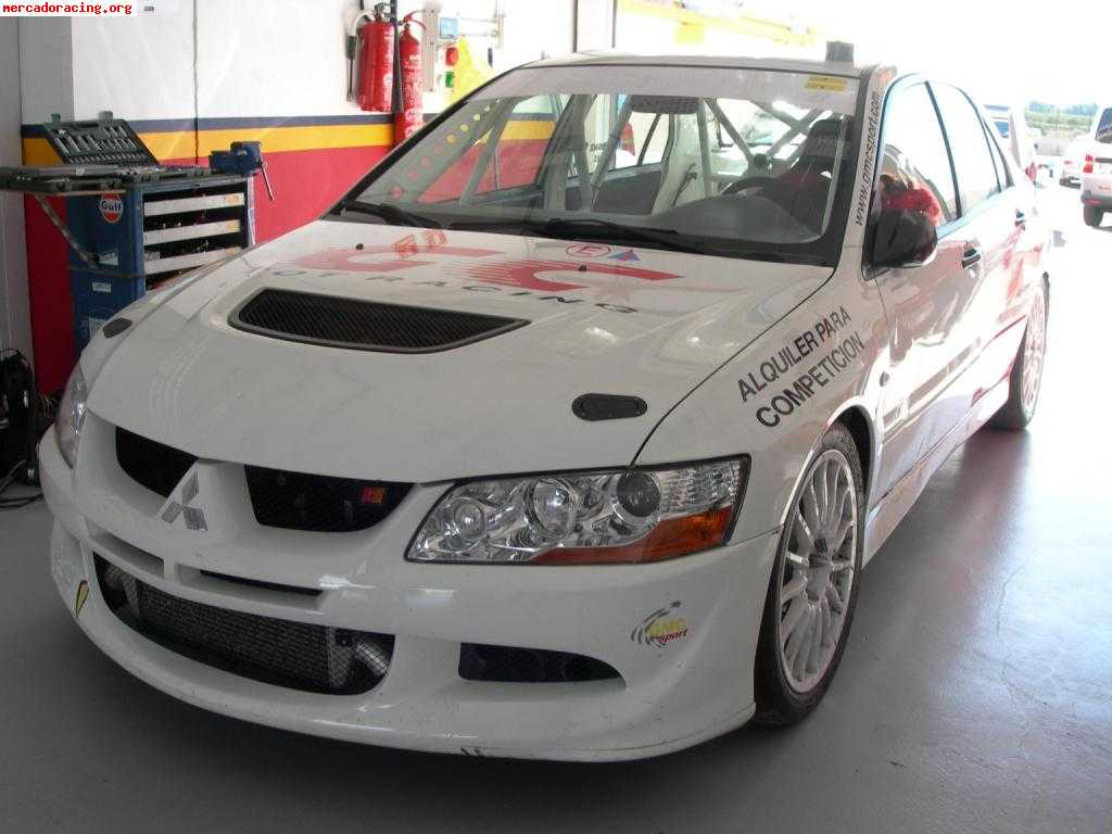 Alquiler mitsubishi evo circuitos