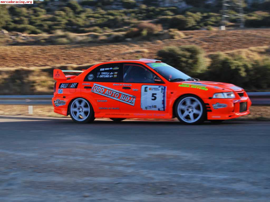 Mitsubishi evo vi gr a coche campeon