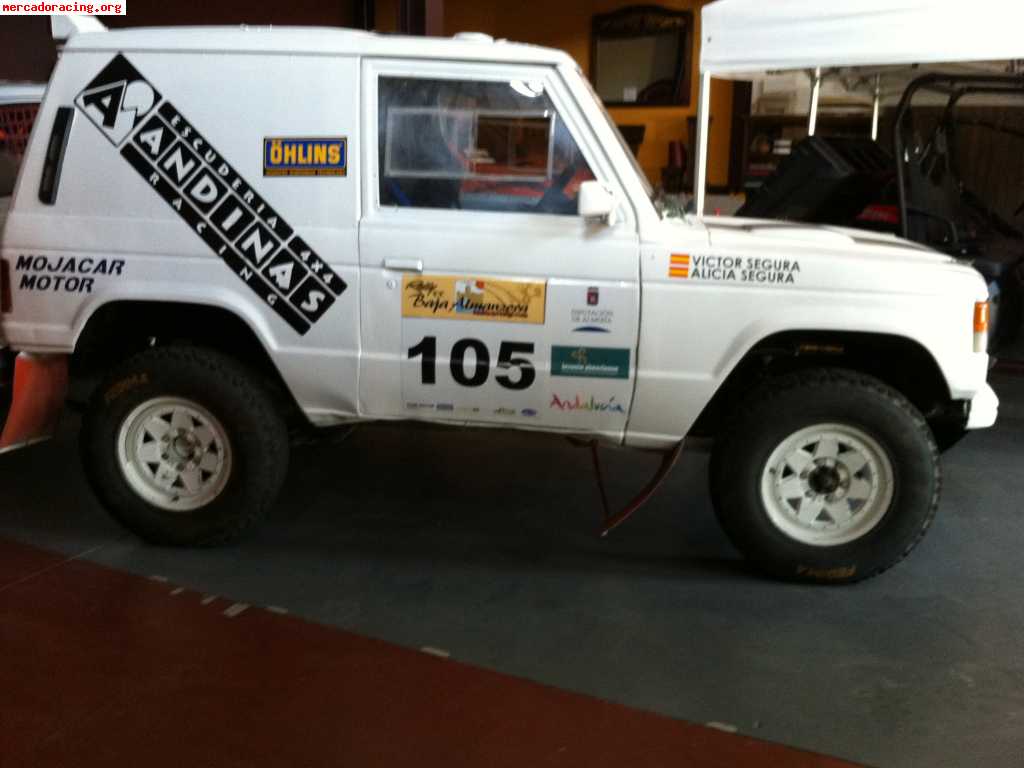 Vendo mitsubishi pajero para rally tt (dakar 88)