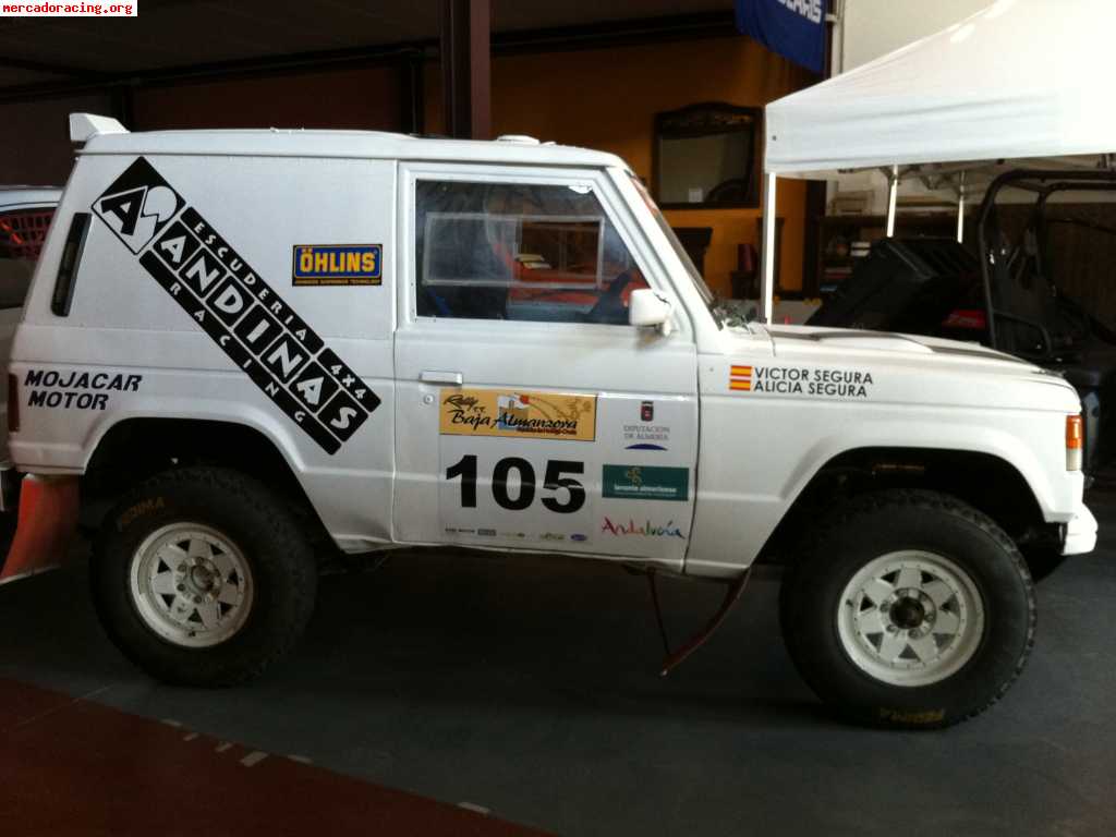 Vendo mitsubishi pajero para rally tt (dakar 88)