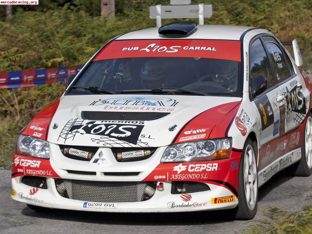 Mitsubishi evo 8 gra  campeon gallego de rallys 2011