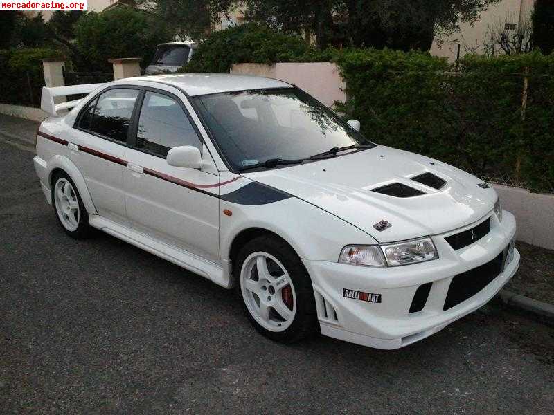 Mitsubishi lancer evo.6 tme - blanco