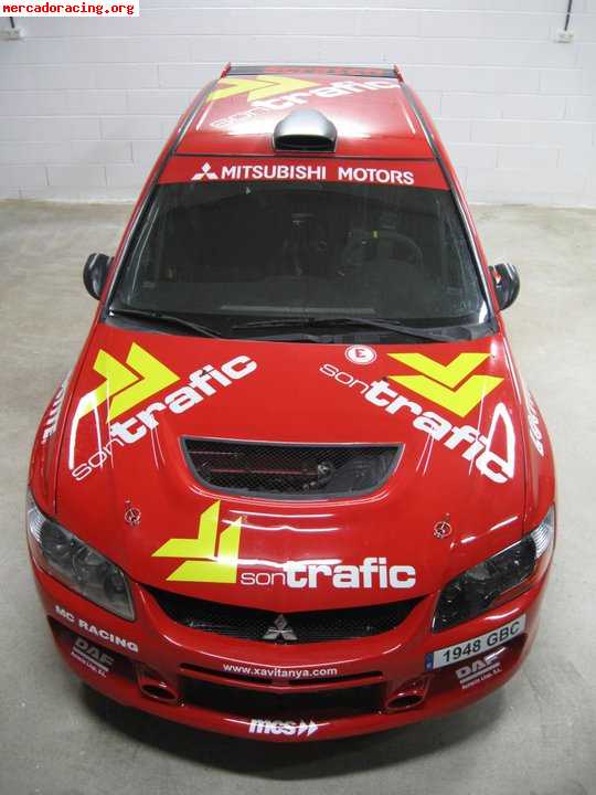 Mitsubishi lancer evo ix subcampeon de españa de rallyes ed 