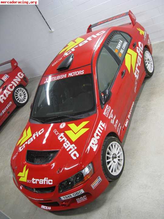 Mitsubishi lancer evo ix subcampeon de españa de rallyes ed 