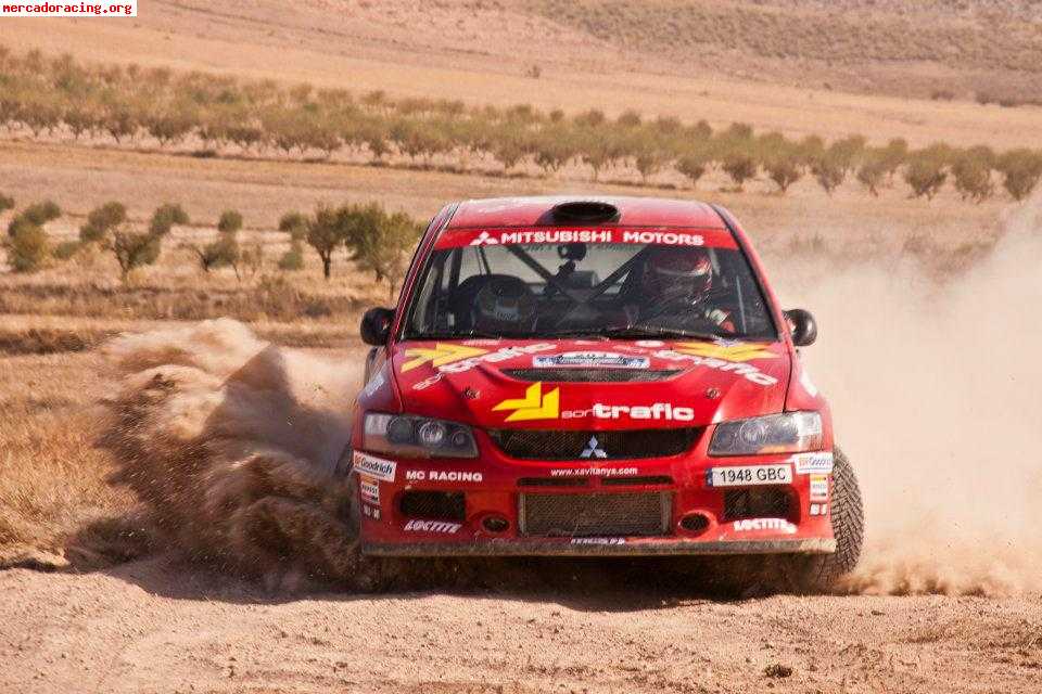 Mitsubishi lancer evo ix subcampeon de españa de rallyes ed 