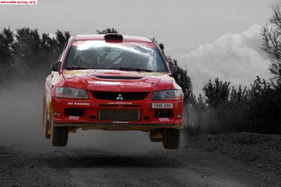 Mitsubishi lancer evo ix subcampeon de españa de rallyes ed 
