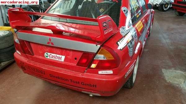 Mitsubishi lancer evo 6 rally art france chassi matter