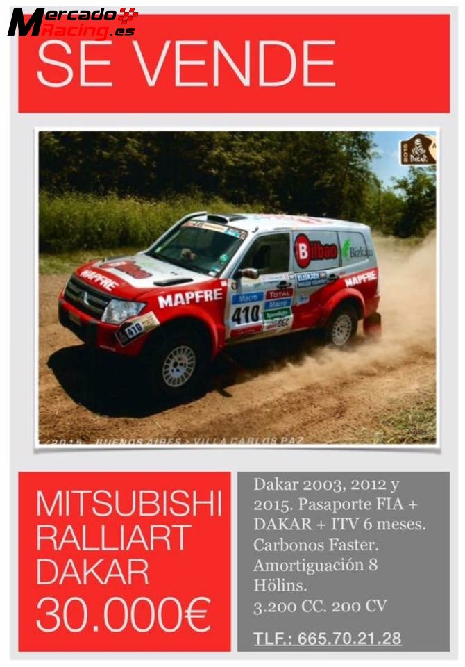 Montero dakar ralliart 