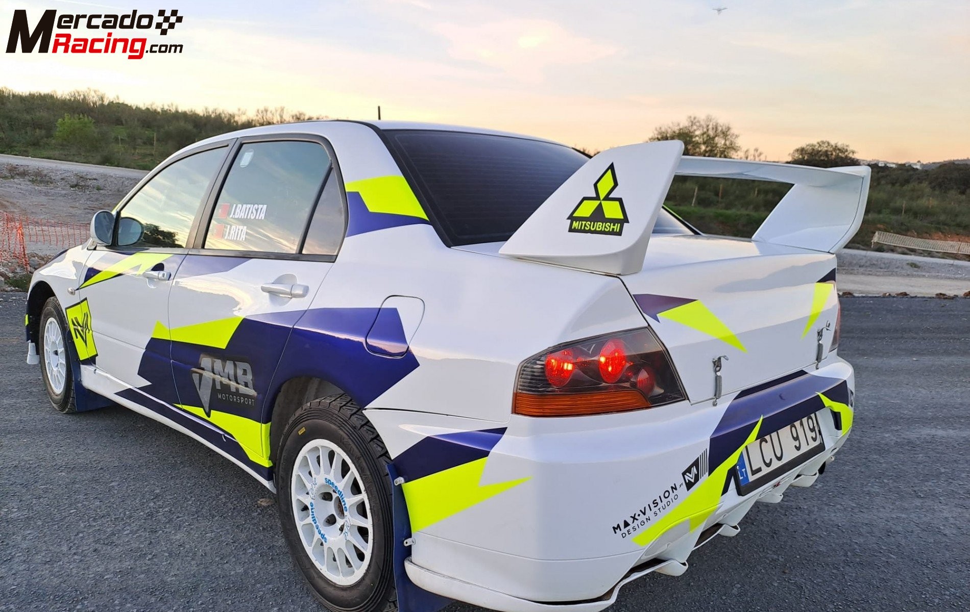 Mitsubishi evo ix tierra y asfalto