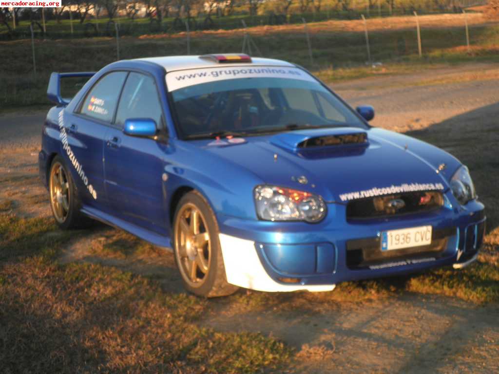 Subaru impreza asfalto nuevo