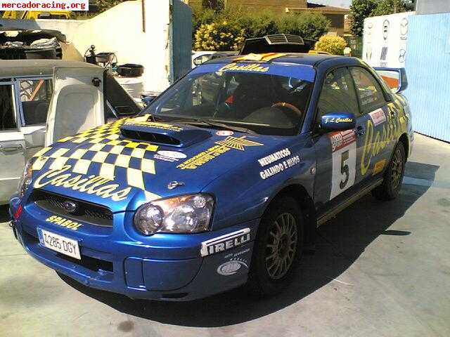 Subaru impreza sti 2005 rallye competición