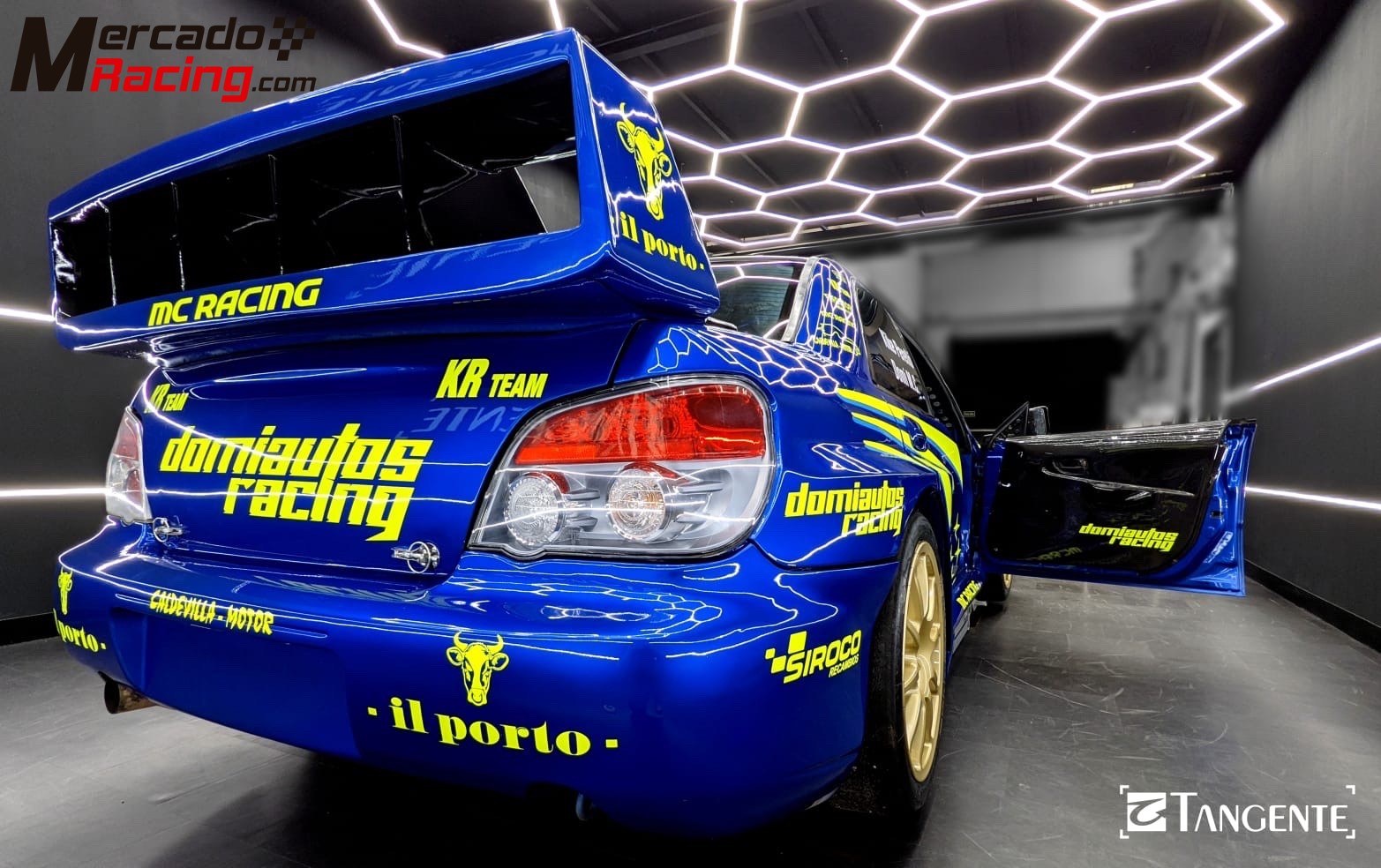 Subaru wrc world rally car n12 réplica