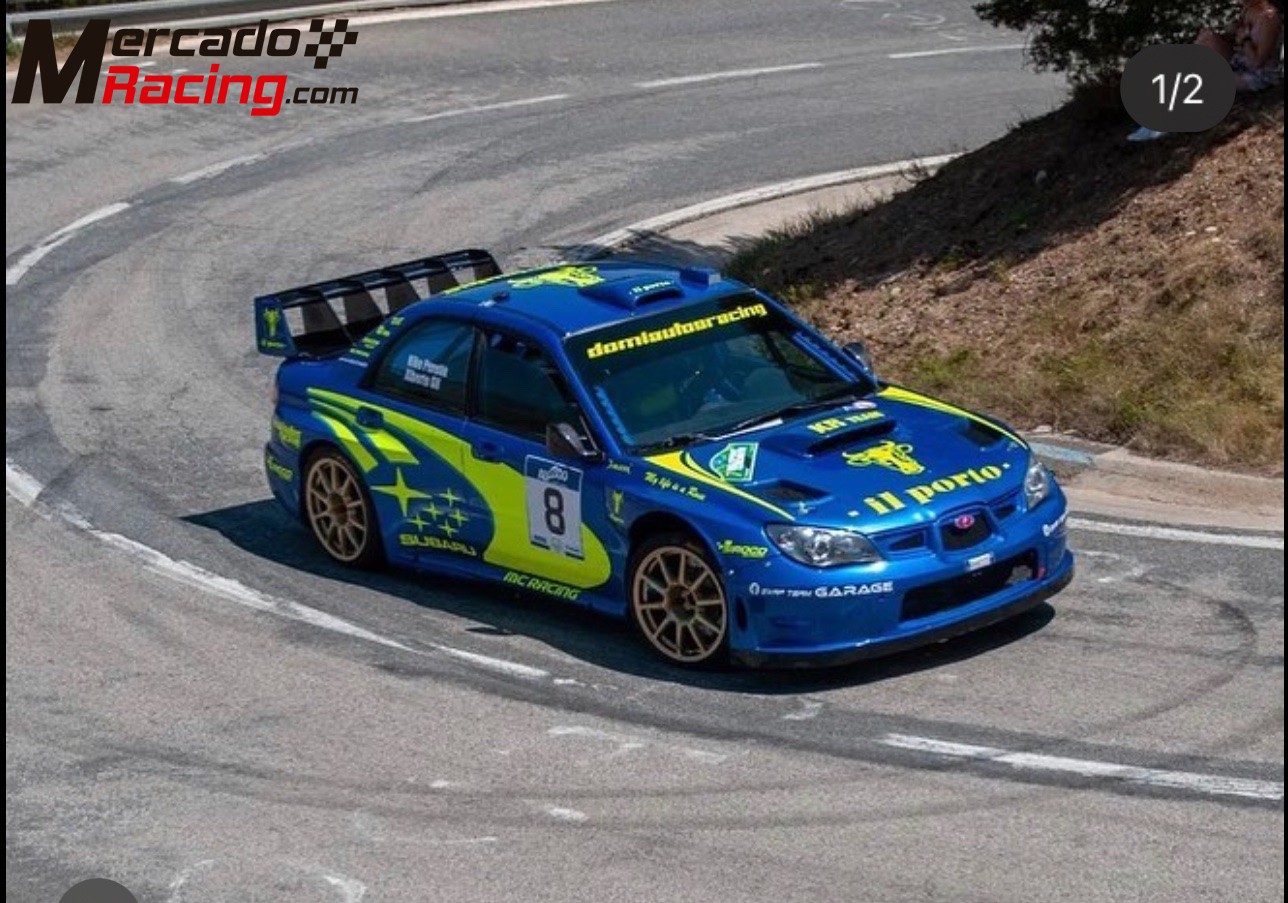 Subaru wrc world rally car n12 réplica
