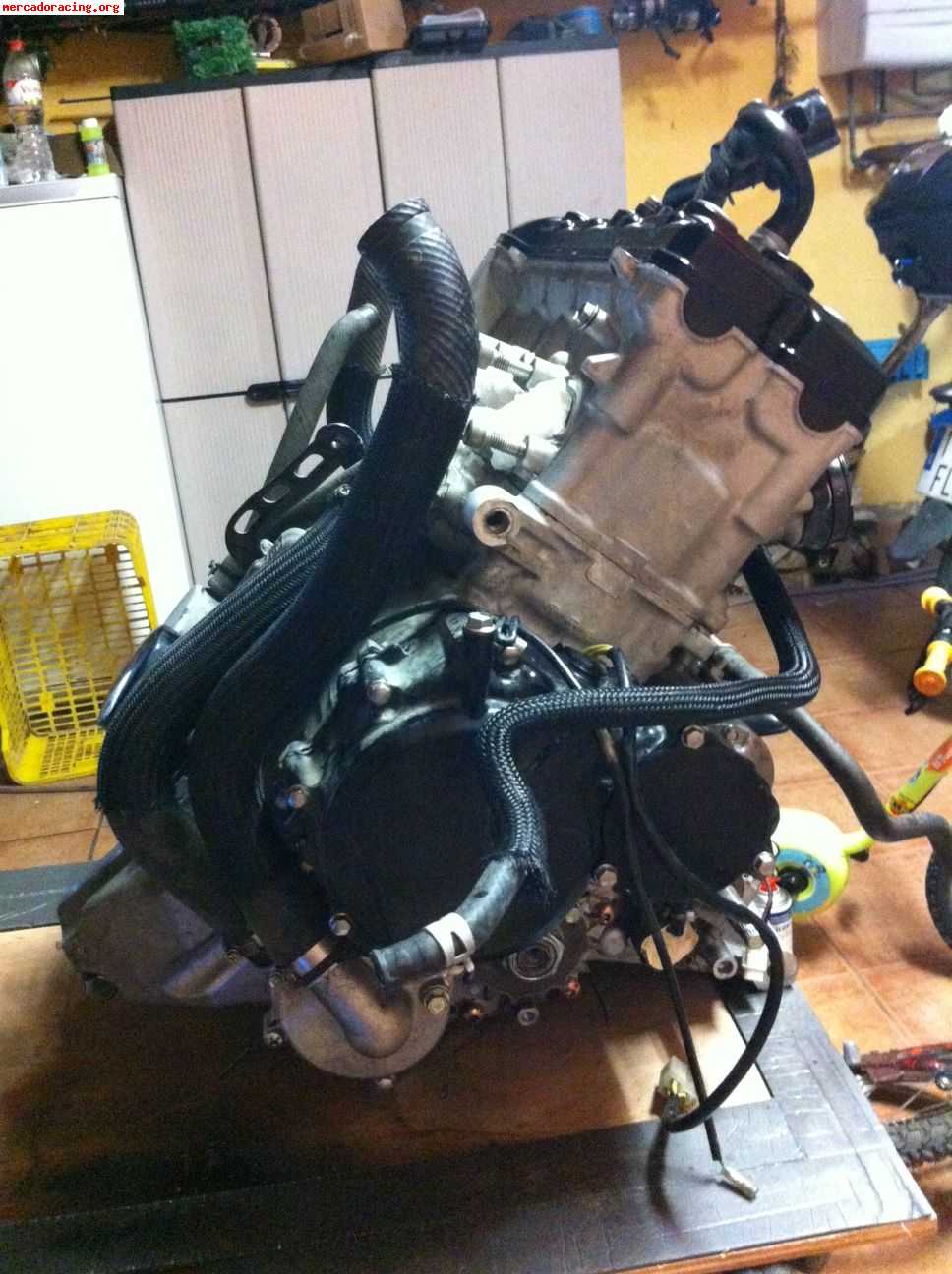 Motor de suzuki gsxr 600 k7 con 8000 kilómetros