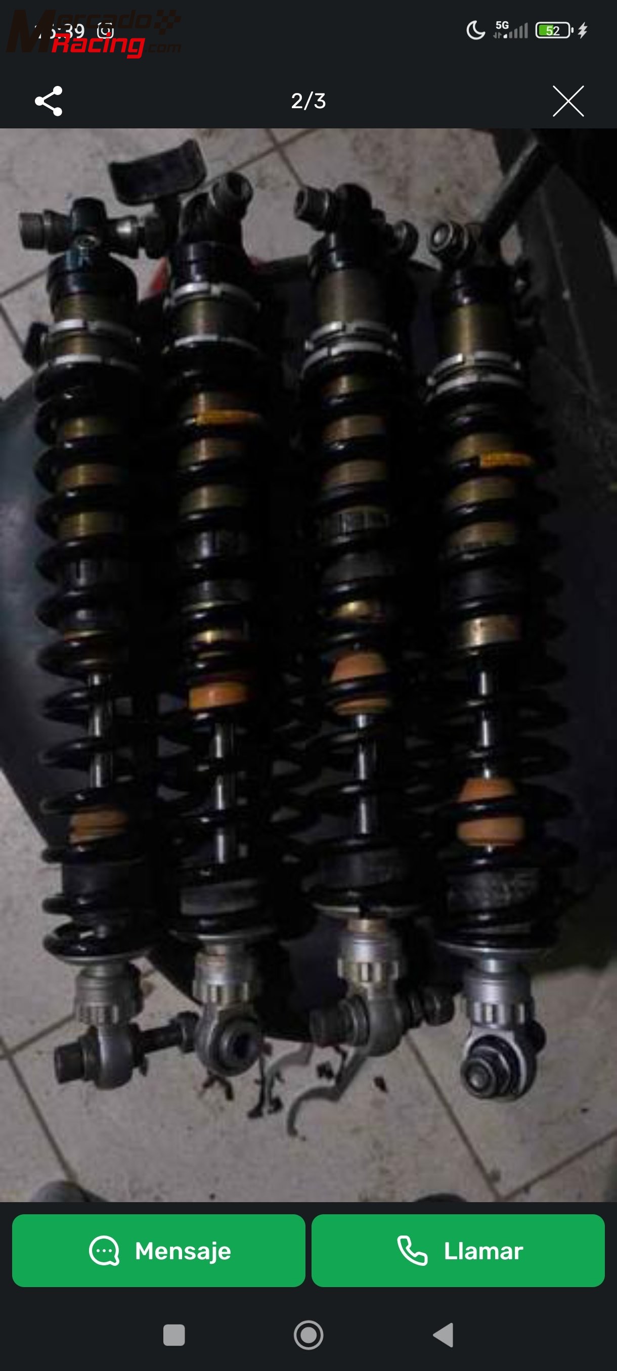 Semog bravo con ohlins