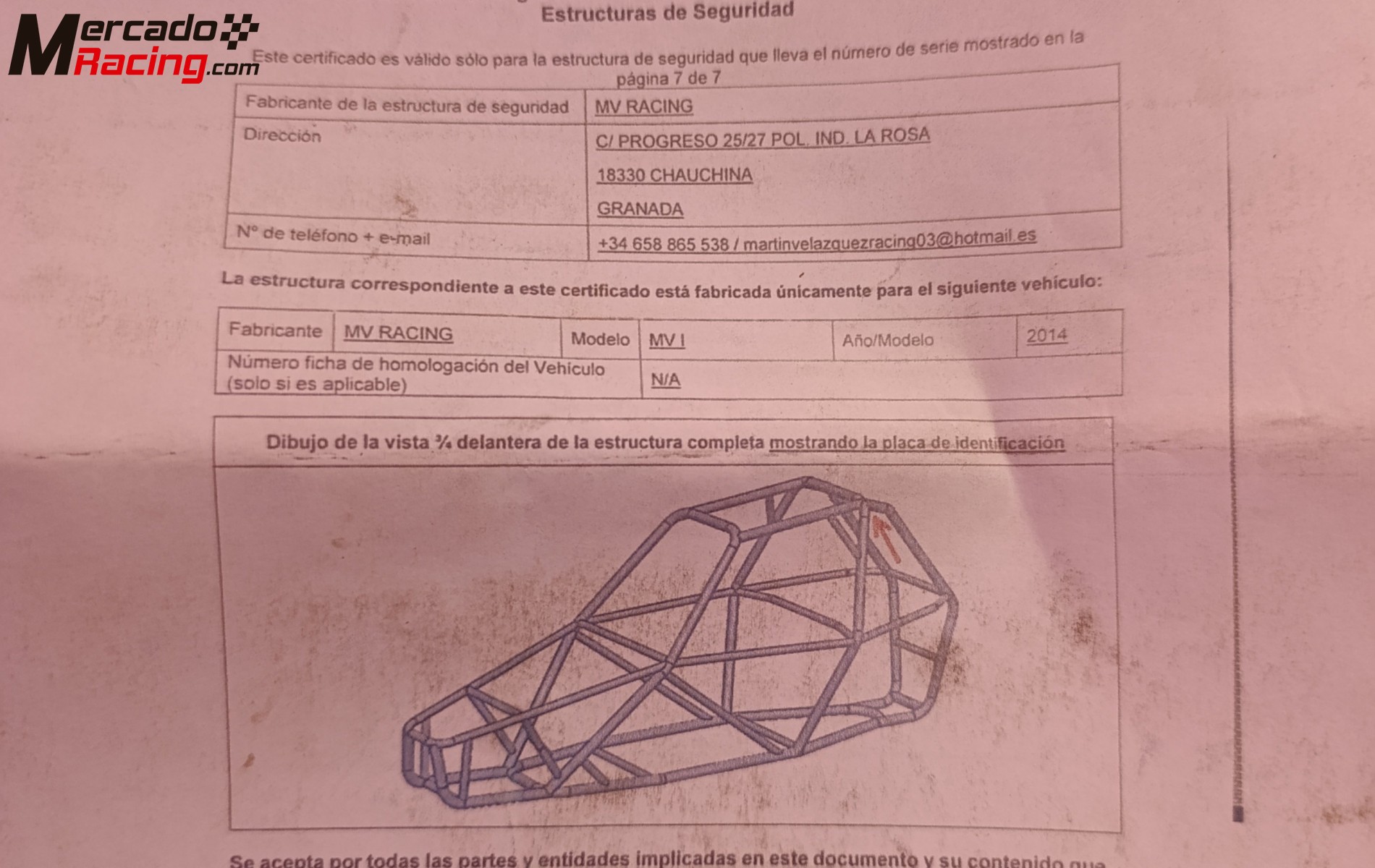 Mv racing sp2