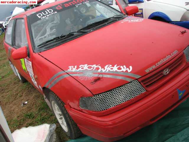 Vendo hyundai pony sgi de autocross y slalom
