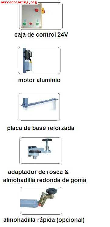 €1600 elevador automatico 4000kg de 2 columnas con base de a