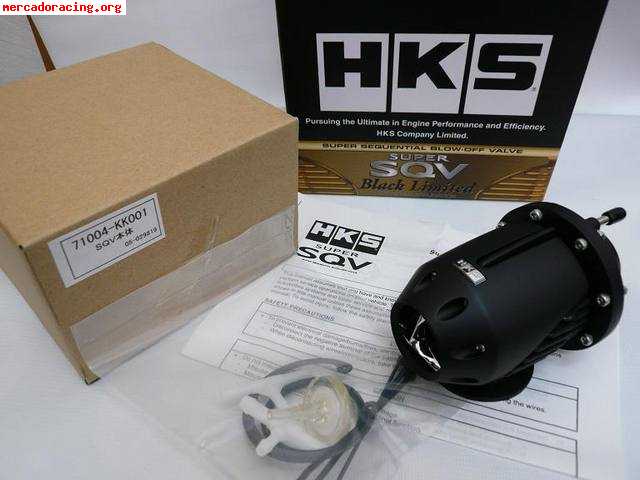 Valvula de descarga hks black edition