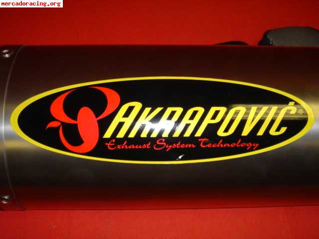 Vendo akrapovic nuevo!!! legal!!!