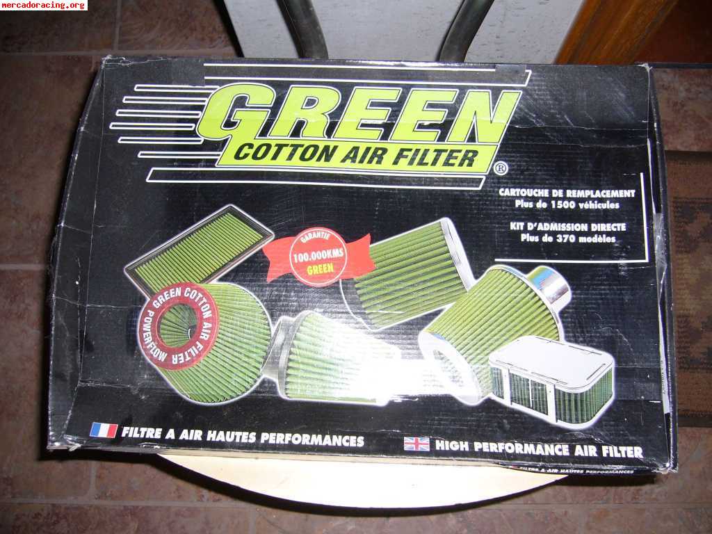 Filtros green para caja de orijen
