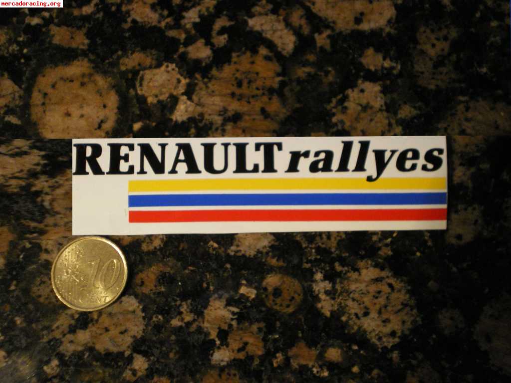 Pegatinas renault