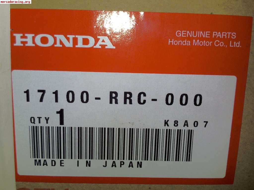 Colector de admisión rrc, honda civic type r fn2