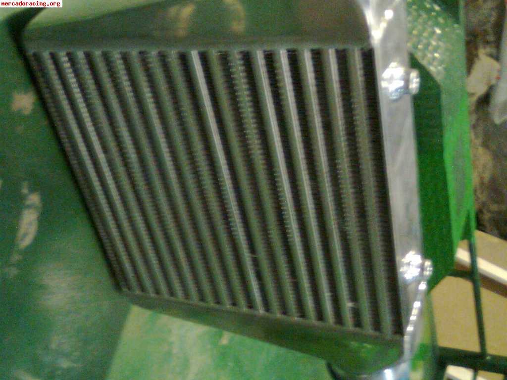 Intercooler aluminio universal kit de manguitos silicona y a