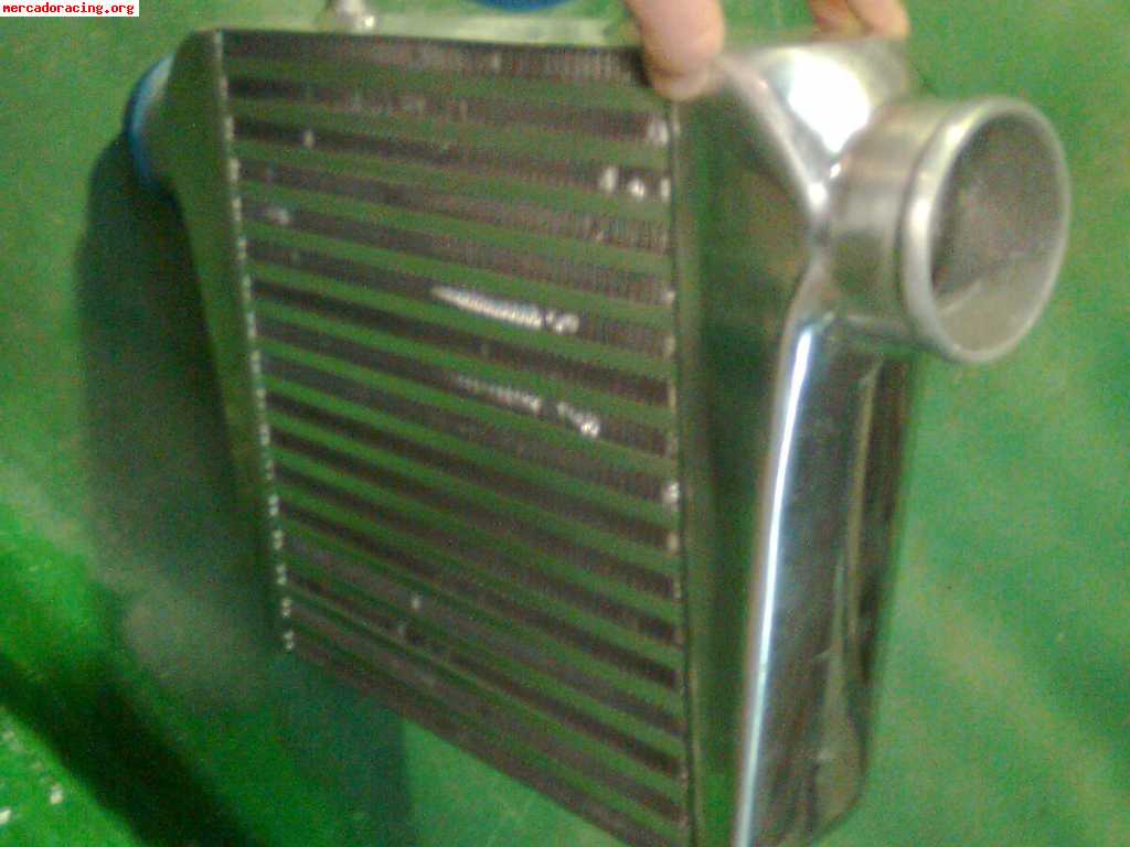 Intercooler aluminio universal kit de manguitos silicona y a