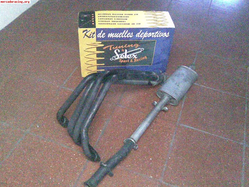 Colectores escape seat ibiza sistem porche y muelles selex