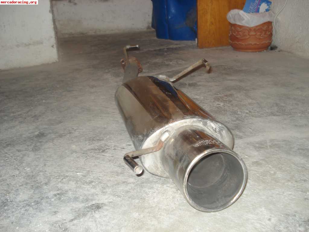 Tubo de escape don silencioso