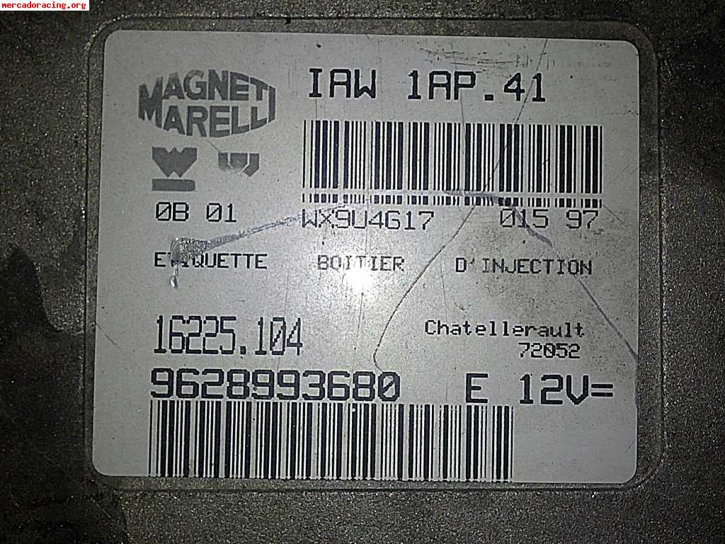 Centralita magneti marelli iaw 1ap.41 con electronica de sax