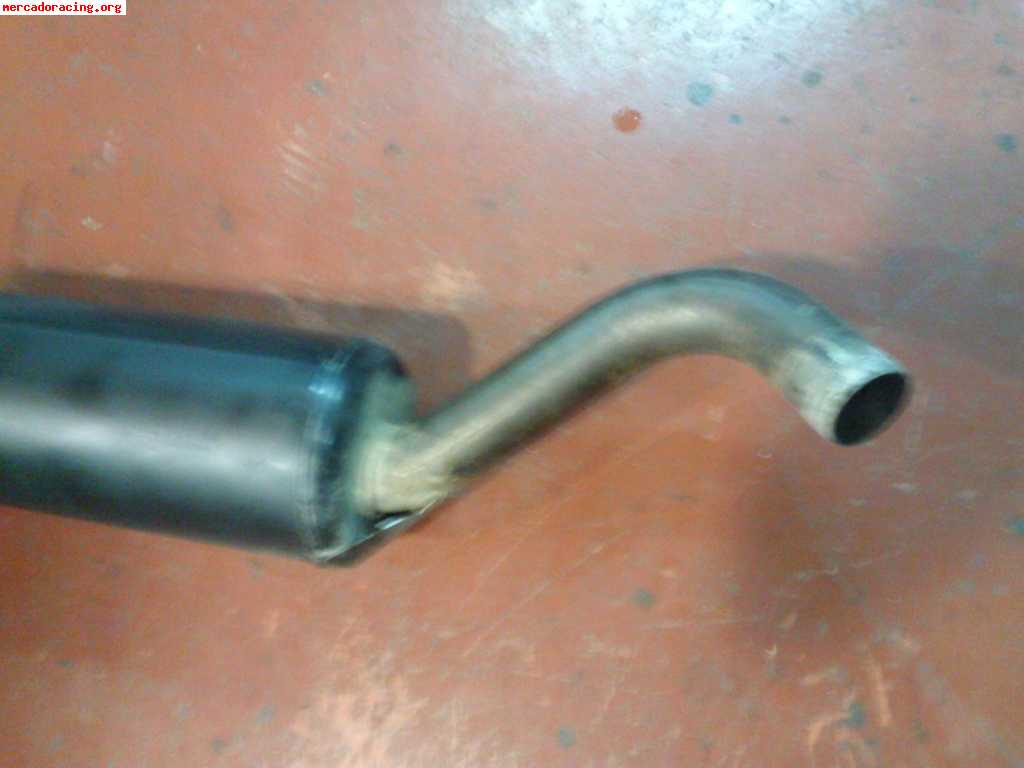 Silencioso trasero devil en inoxidable para clio sport 172cv