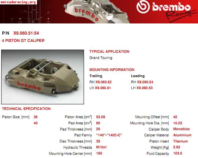 Mordazas brembo *a estrenar