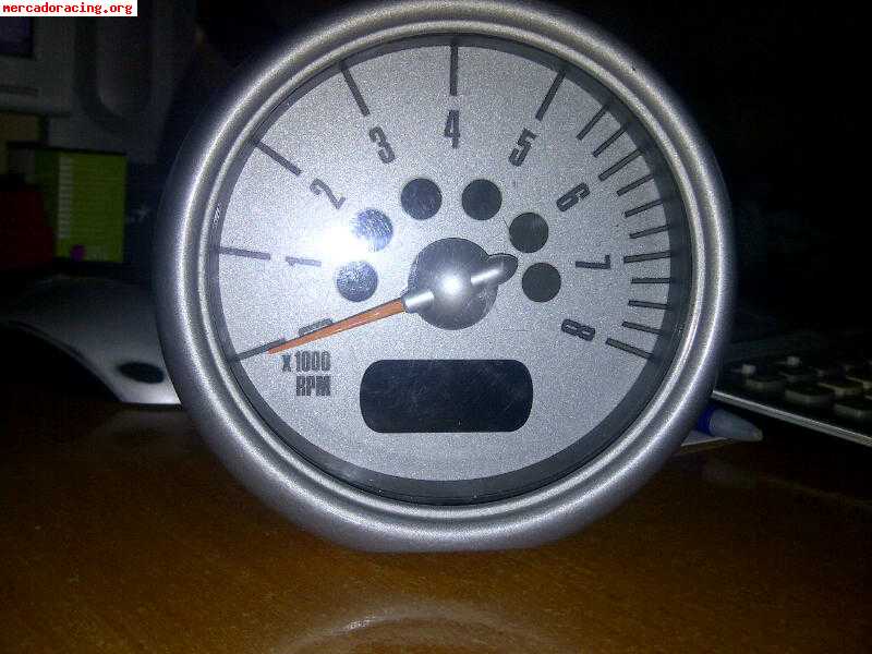 Reloj rpm de mini cooper 12 cm