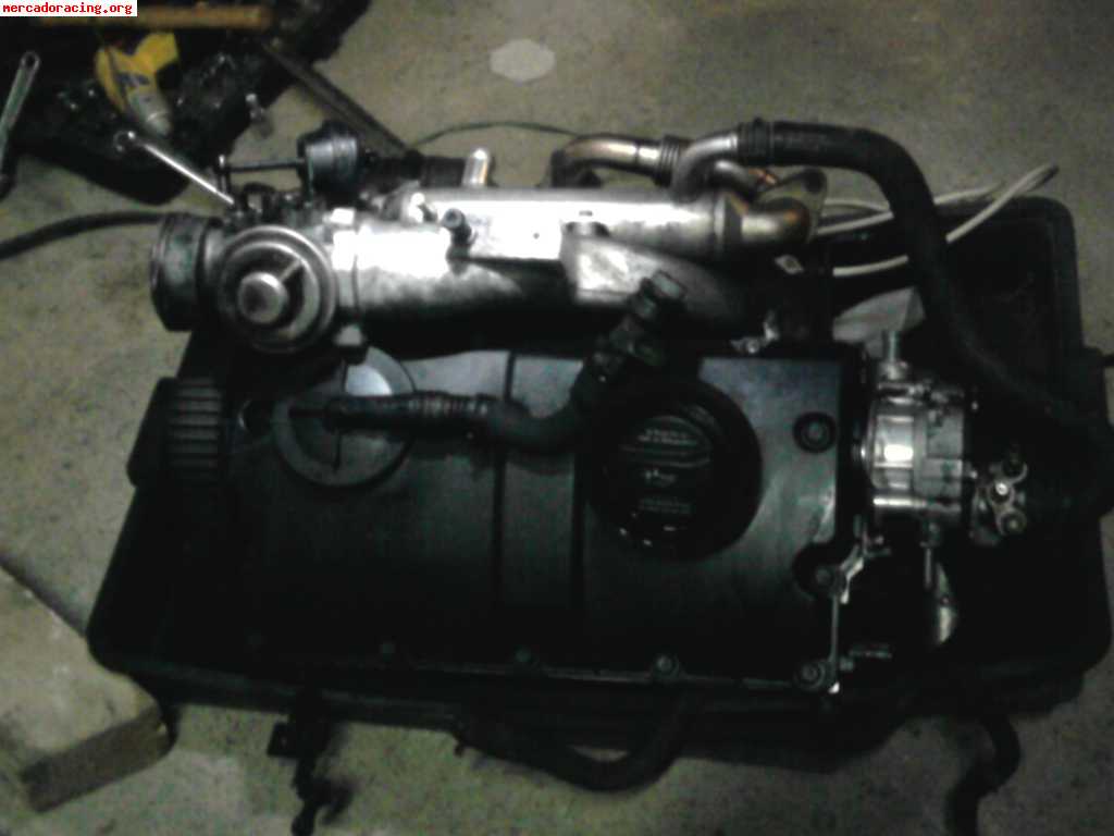 Culata con turbo de golf tdi