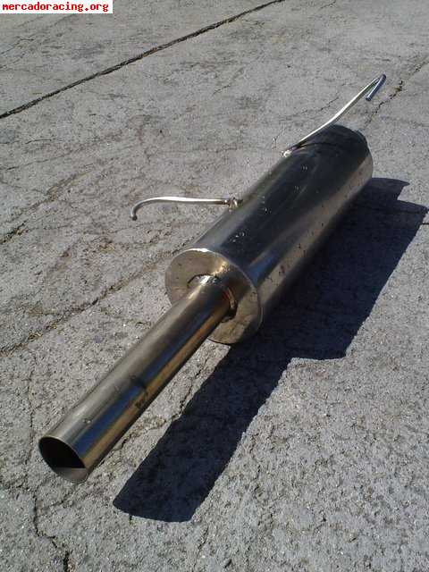  se vende escape artesanal en acero inox