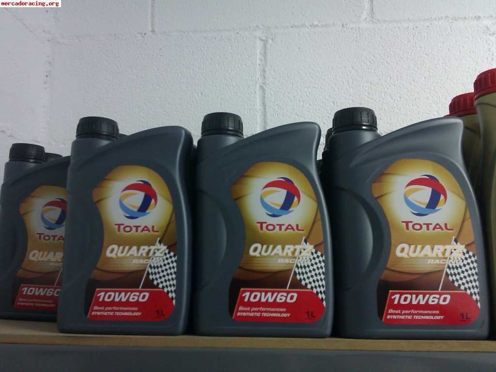 Aceite total 10w/60 racing