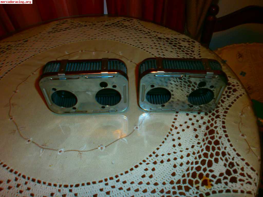 Filtros para dobles carburadores como weber de 40