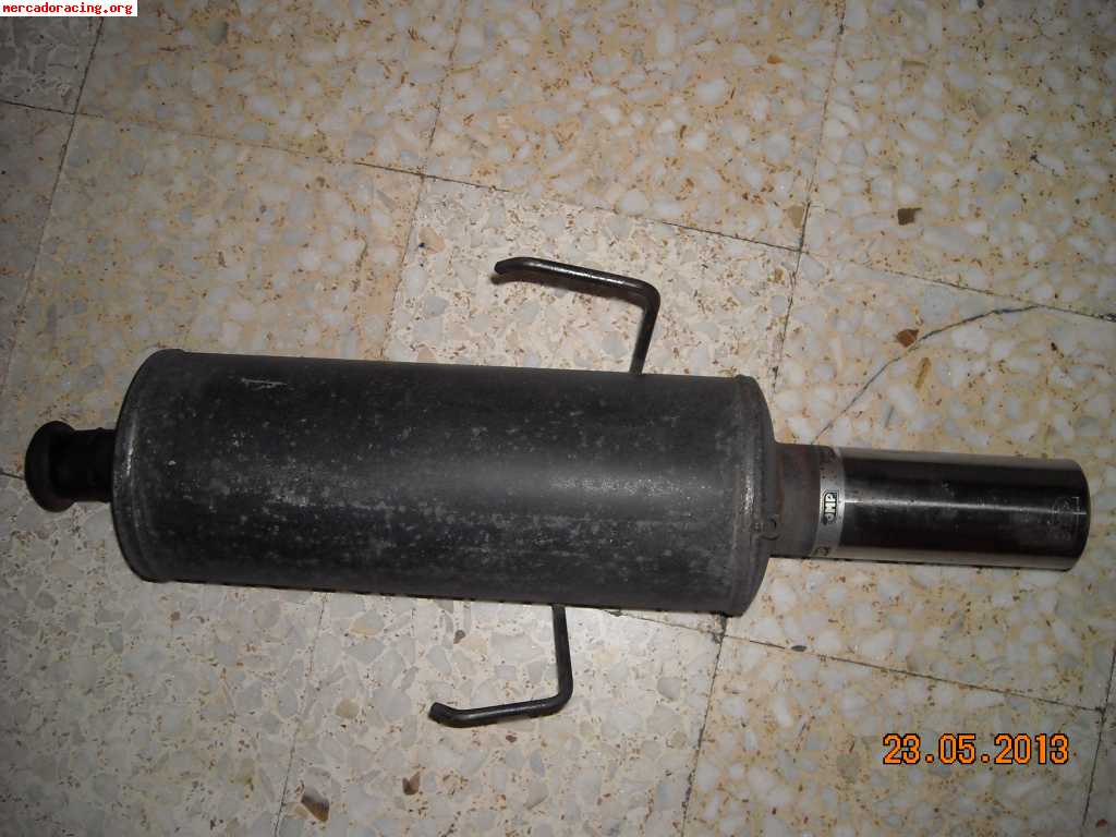 Vendo silencioso trasero omp homologado para saxo vts 16v