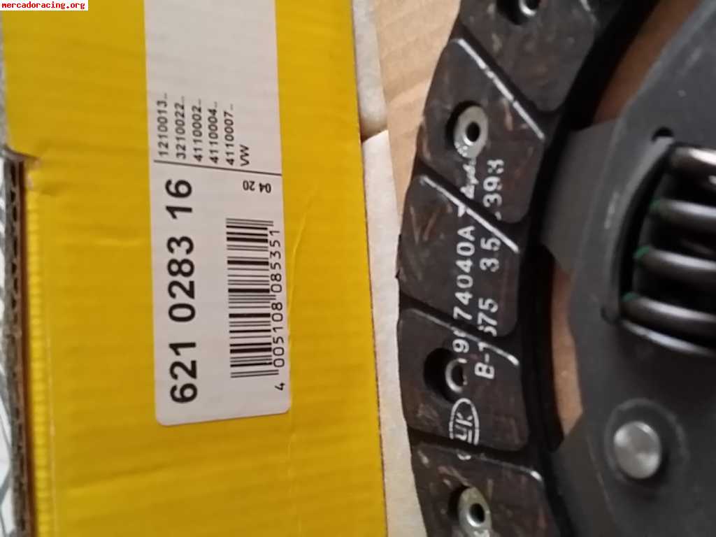 Kit embrague luk volkswagen golf gti mk2