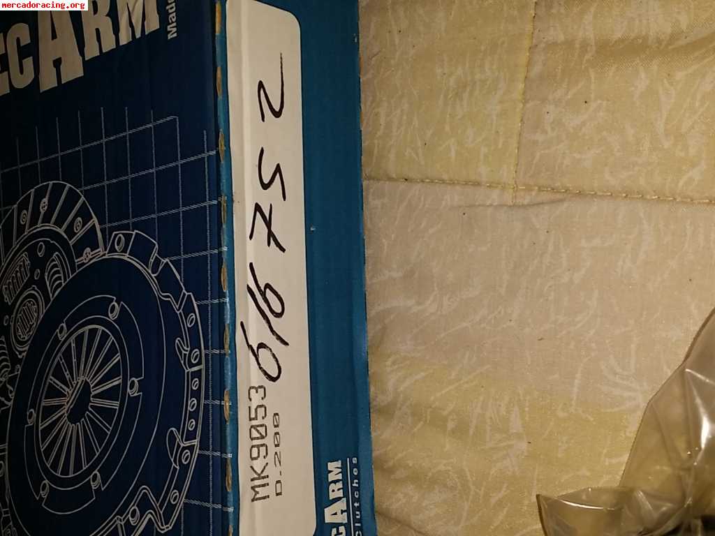 Kit embrague mecarm renault 19 16v y renault clio 16v