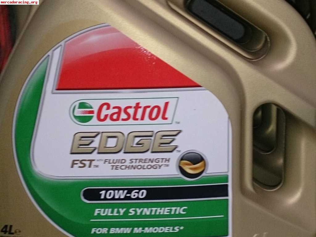 Vendo aceite marca castrol 10w60 edge fst de 4litros 35€