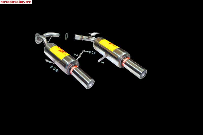 Kit escapes traseros clio sport
