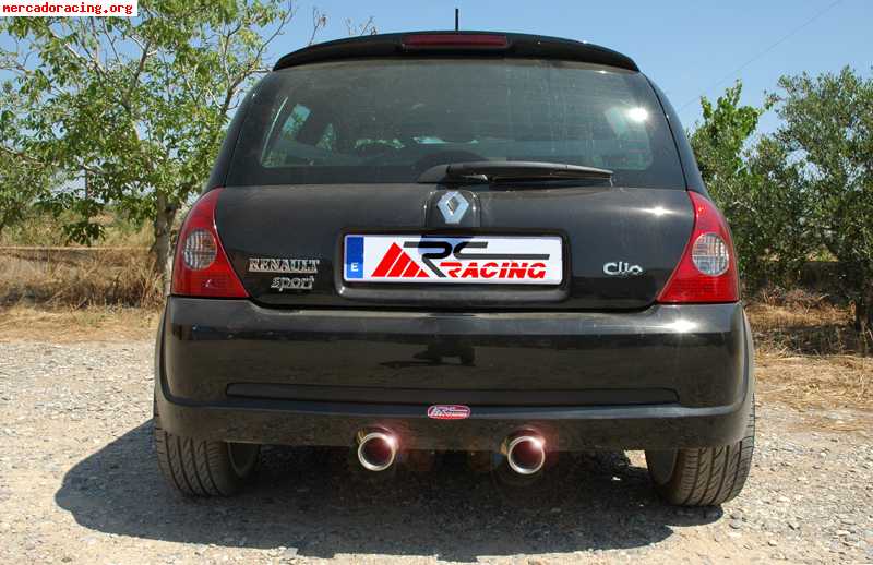 Kit escapes traseros clio sport