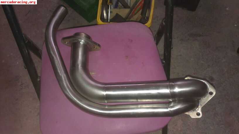 Línea escape lateral y downpipe gt turbo