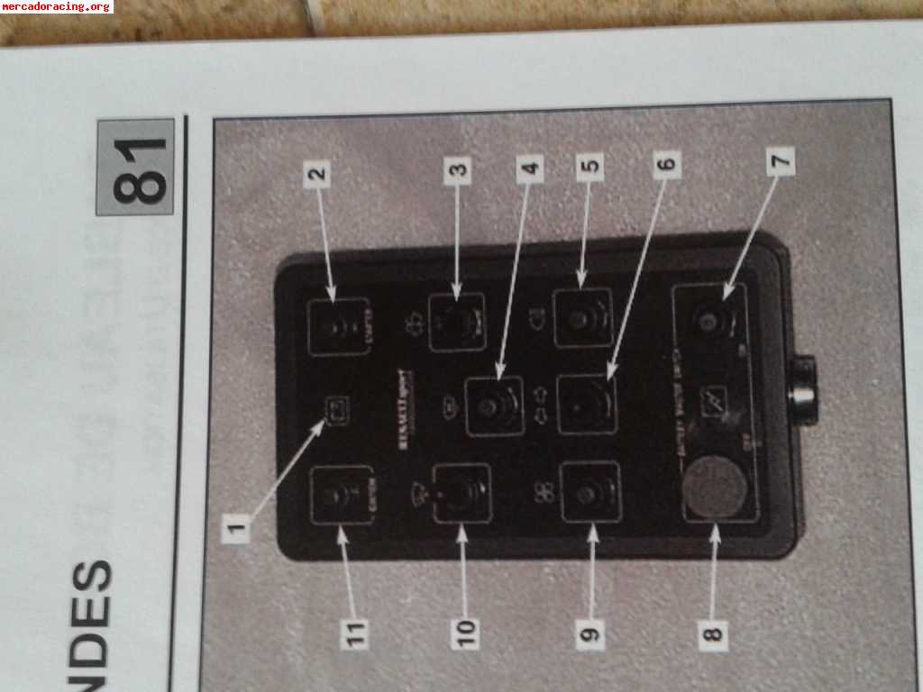 Electronica programable, pantalla y cableado magneti marelli