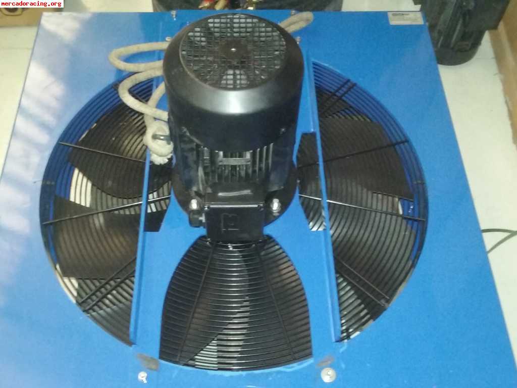 Ventilador con motor para banco de potencia